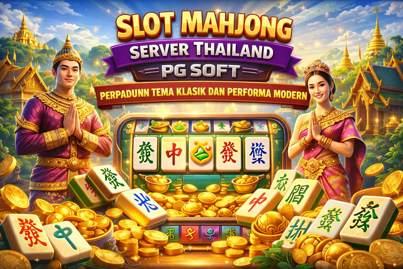 Slot Mahjong Server Thailand PG Soft Perpaduan Tema Klasik dan Performa Modern